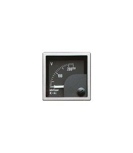 Analoges Voltmeter AC 0-250V, schwarz