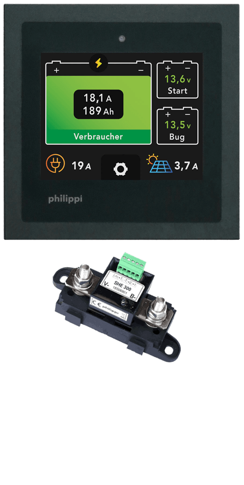 Philippi BLM2-Set Batterie-Monitor